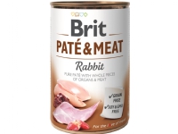 Brit Pate & Meat Rabbit 400 g - (6 pk/ps) Kjæledyr - Hund - - Våt hundemat
