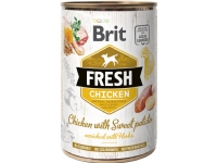Brit Fresh Chicken with Sweet Potato 400 g - (6 pk/ps) Kjæledyr - Hund - - Våt hundemat