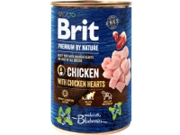 Brit Premium by Nature Chicken with Chicken Heart 400g - (6 pk/ps) Kjæledyr - Hund - - Våt hundemat