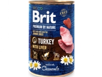 Brit Premium by Nature Turkey with Liver 400g - (6 pk/ps) Kjæledyr - Hund - - Våt hundemat