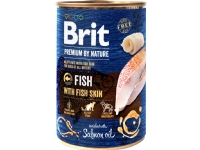 Brit Premium by Nature Fish with Fish Skin 400g - (6 pk/ps) Kjæledyr - Hund - - Våt hundemat