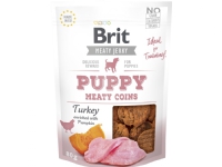 Brit Jerky Puppy Turkey Meaty Coins 80g - (12 pk/ps) Kjæledyr - Hund - Snacks til hund