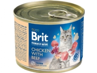 Bilde av Brit Premium By Nature Can Chicken With Beef 200 G - (6 Pk/ps)