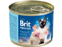Bilde av Brit Premium By Nature Can Trout With Liver 200 G - (6 Pk/ps)