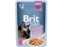 Bilde av Brit Premium Cat Delic. Fillets Gravy W/salmon F/steril. 85g - (24 Pk/ps)