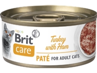 Bilde av Brit Care Cat Turkey Paté With Ham 70g - (24 Pk/ps)