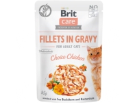 Bilde av Brit Care Cat Fillets In Gravy Choice Chicken 85g - (24 Pk/ps)
