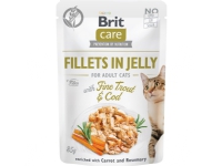 Bilde av Brit Care Cat Fillets In Jelly With Fine Trout & Cod 85g - (24 Pk/ps)