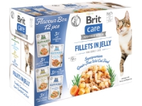 Brit Care Cat Flavour box Fillet in Jelly, 4*3 pcs. (12*85g Kjæledyr - Katt - Kattefôr
