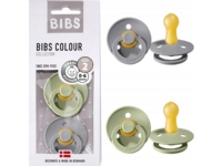 Bibs BIBS 2-PACK SAGE & CLOUD M Hevea gummi beroligende smokk N - A