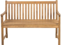 Beliani Garden bench in certified wood 120 cm VIVARA