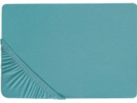 Shumee white sheet with 200 x 200 cm rubber turquoise HOFUF
