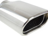 Udstødningsdyse i rustfrit stål mt 019 krom amio-02190