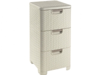 CURVER 3-drawer bookcase 3x14L /CREMBER Huset - Boliginnretning - Reoler & hyller