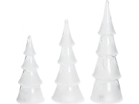Shumee 3 LED juletre figurer hvit KIERINKI Barn & Bolig - Lys til bordet