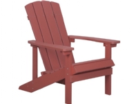 Beliani Garden chair red ADIRONDACK (131791)