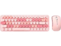 MOFII Bean 2.4G trådløst tastatur + mus (rosa)