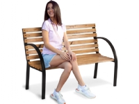 Sofa park bench with backrest 117.5 x 83 x 57 cm Luca
