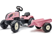 Country star traktor med trailer FALK (808-055) Utendørs lek - El & Bensinkjøretøy - El-biler til barn 6V