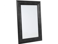 Beliani Wall mirror 60 x 90 cm black LUNEL