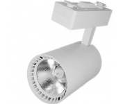 Nvox LED butikklamper skinnespotlight enfase hvit 30w 2250lm kaldt lys 6000k Belysning - Innendørsbelysning - Strips & Lysbånd