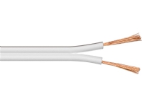 Goobay 67745, Kobberkledd aluminium (CCA), 25 m, Hvit