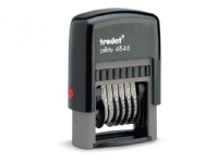 Talstempel Trodat Printy 4846 med 6 bånd Kontorartikler - Frimerker - Standard stempler
