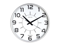 Bilde av Unilux Maxi Pop, Vegg, Quartz Clock, Rund, Grå, Akrylonitril-butadien-styren (abs), Plast, Glass