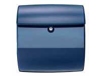 Bilde av Burg-wÄchter Piano 886 Marine Blue, Veggmontert Postkasse, Plast, Blå, Horisontal, Nøkkel, 1 Stykker
