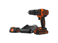 Black & Decker BDCHD18K1B2-QW, Boremaskin med pistolgrep, 1400 RPM, 1 cm, 360 RPM, 21000 bpm, Batteri El-verktøy - DIY - Akku verktøy - Driller