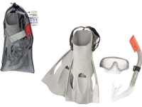 Diving Kit Gray Mask, Fins, Tube Bestway 25020