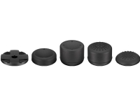 Goobay 58382, PlayStation 4, PlayStation 5, Tommelgrephette, Sort, Silikon, Convex/Concave, Klebende teip