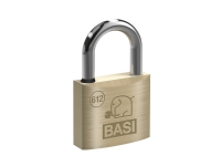 BASI 6120-6001-6006, Tradisjonell, Nøkkellås, Bruk bare én nøkkel, Messing, Messing, Herdet stål