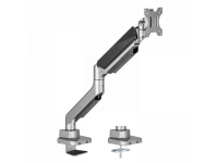 V7 DM1HDS, Gennemgående bolt, 15 kg, 124,5 cm (49), 100 x 100 mm, Højdejustering, Sort, Sølv