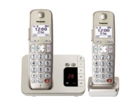 Panasonic KX-TGE262 - Trådløs telefon + ekstra håndsett Tele & GPS - Fastnett & IP telefoner - Trådløse telefoner
