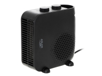 Adler AD 7725B, Elektrisk värmefläkt, 1,3 m, inomhus, Golv, Svart, Polypropylen (PP)