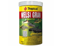 Tropical Welsi Gran, Akvariefisk, Tør fiskefoder, Granulat, Vitamin A, vitamin C, vitamin D3, vitamin E, Kobber, Jod, Jern, Mangan, Molybdenum, Selenium, Zink, 0,065 kg