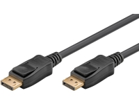 Goobay 58541, 3 m, DisplayPort, DisplayPort, Hankjønn, Hankjønn, Sort PC tilbehør - Kabler og adaptere - Videokabler og adaptere