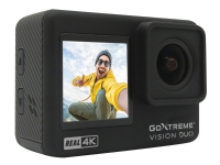 Easypix GoXtreme Vision DUO - Actionkamera - 4K / 60 fps - 12.0 MP - Wi-Fi - under vannet inntil 30 m Foto og video - Videokamera - Action videokamera