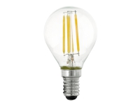 Eglo - LED-filamentlyspære - form: P45 - E14 - 4.5 W (ekvivalent 40 W) - klasse F - varmt hvitt lys - 2700 K - gjennomsiktig Belysning - Lyskilder - Lyskilde - E14
