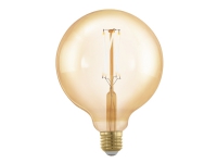 Eglo - LED-filamentlyspære - form: G125 - E27 - 4.5 W (ekvivalent 35 W) - klasse F - varmt hvitt lys - 2200 K