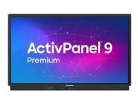 Promethean ActivPanel 9 Premium - 86 Diagonal klass LED-bakgrundsbelyst LCD-skärm - interaktiv - med inbyggd interaktiv whiteboard, pekskärm (multitouch) - 4K UHD (2160p) 3840 x 2160 - Direct LED