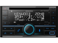 Kenwood Electronics DPX-7300DAB, Sort, 2 DIN, CD, AAC, FLAC, MP3, WAV, WMA, LCD, Tysk, Engelsk, Spansk, Fransk, Russisk Bilpleie & Bilutstyr - Interiørutstyr - Hifi - Bilradio