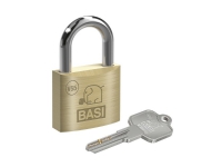BASI VHS V55, Konventionelle hængelås, Nøglelås, Indtastet ens, Messing, Sølv, Messing, Hærdet stål