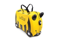 Trunki Bernard Bee, Tralle, Hard overflate, Gult, Plast, 4 hjul, Glidelås