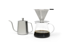 Leopold Vienna LV113012, Kaffemaskin for puter, 0,5 l, Sølv, Gjennomsiktig, Glass, Rustfritt stål, 265 mm, 235 mm Kjøkkenapparater - Kaffe - Stempelkanner