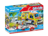Bilde av Playmobil City Life Rettungswagen Mit Licht & Sound, Action/ Eventyr, 4 år, Flerfarget