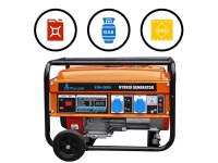 Extralink EX.30363, 2800 W, 220 V, 15 l, Natur Gass, Flytende Petroleum Gass (LPG), Bensin, 1,2 l/t, Manuell