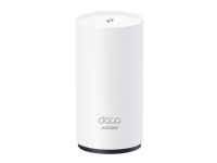 TP-Link Deco X50 Outdoor - Wi-Fi-system (1 ruter) - op til 2500 sq.ft - mesh - GigE - Wi-Fi 6 (802.11ax) - Multi-Band - Hvid PC tilbehør - Nettverk - MESH