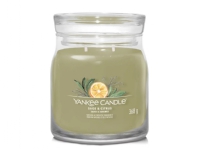 Yankee Candle Sage & Citrus, Cylinder, Grønn, Sitron, Limefarget, Salvie, 50 timer, 1 stykker Dufter - Duftlys/Duftpinne